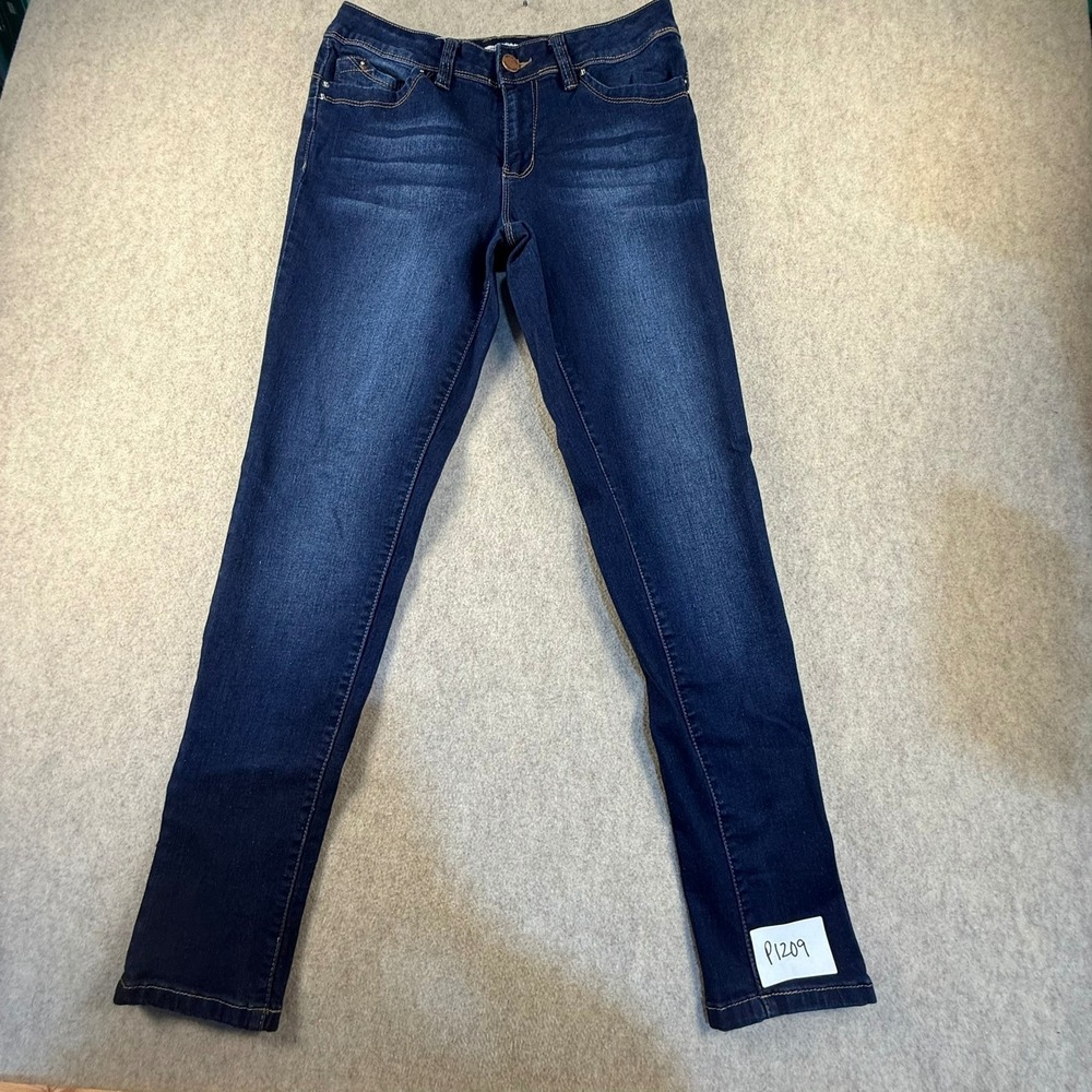 YMI WannabetaButt Mid Rise Skinny Jeans Dark Wash Size 9 P1209